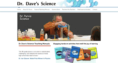 Desktop Screenshot of drdavesscience.com